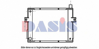 AKS DASIS 400280n -  Радиатор, охлаждение двигателя